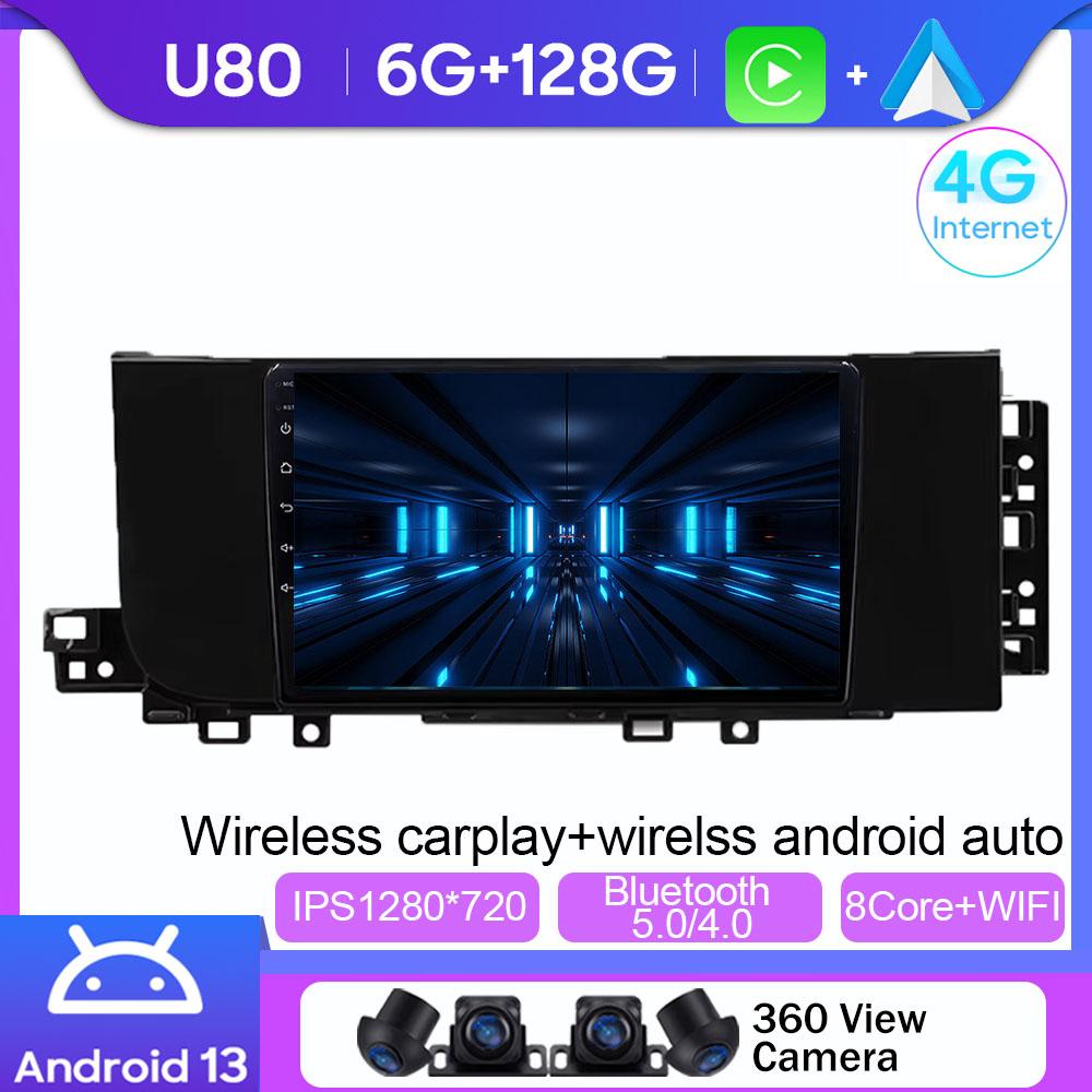 Android 13 для Hyundai Creta 2 IX25 2024 5G WIFI мультимедийный проигрыватель GPS навигация без 2Din автомагнитолы высокопроизводительный процессор DVD