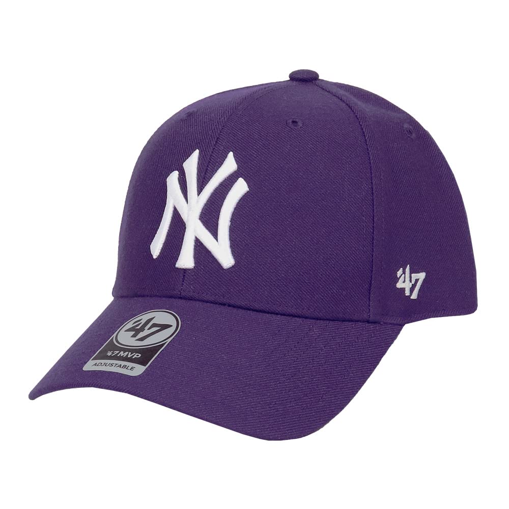 Кепка MVP MLB New York Yankees Логотип Регулируемая Фиолетовая '47