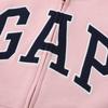 Gap Свободная толстовка с капюшоном и логотипом для девочек из махровой ткани