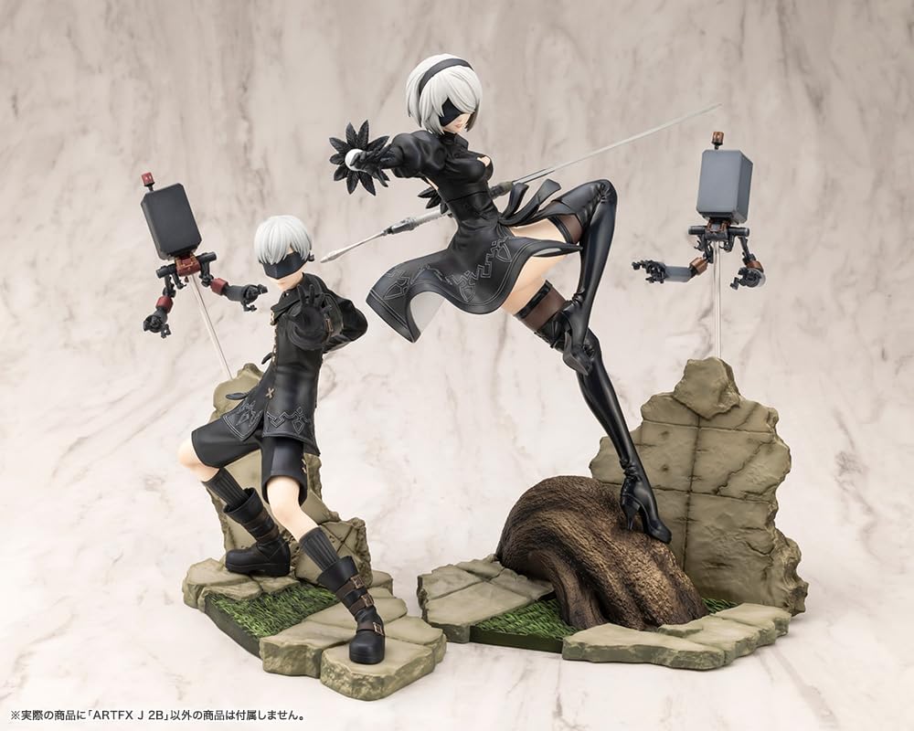 KOTOBUKIYA ARTFX J 2B масштаб ПВХ окрашенная готовая фигурка NieRAutomata Ver1.1a 1/8