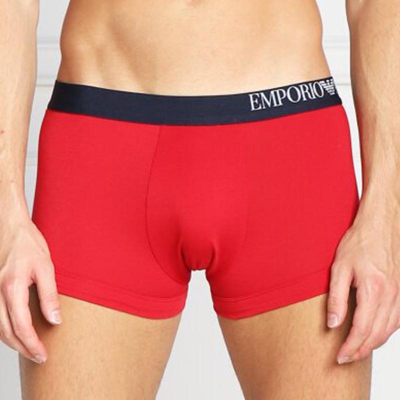 Emporio Armani Men' Boxer Briefs 3-Pack Navy, Red 111357-2F728-78635