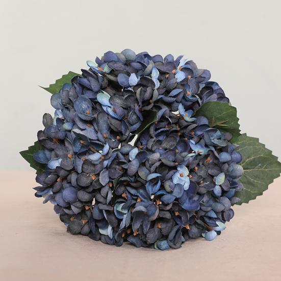 Artificial Flowers Full Hydrangea DIY Faux Flower Silk Reusable Fake Floral Plant