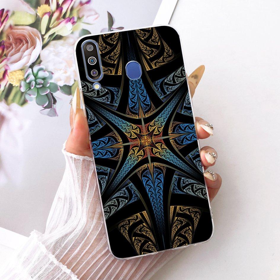 Чехол для Samsung Galaxy M30 SM-M305F Прозрачная накладка Модный бантик Мягкий силиконовый чехол для телефона Для Samsung M20 M10 M105F M205F Fundas
