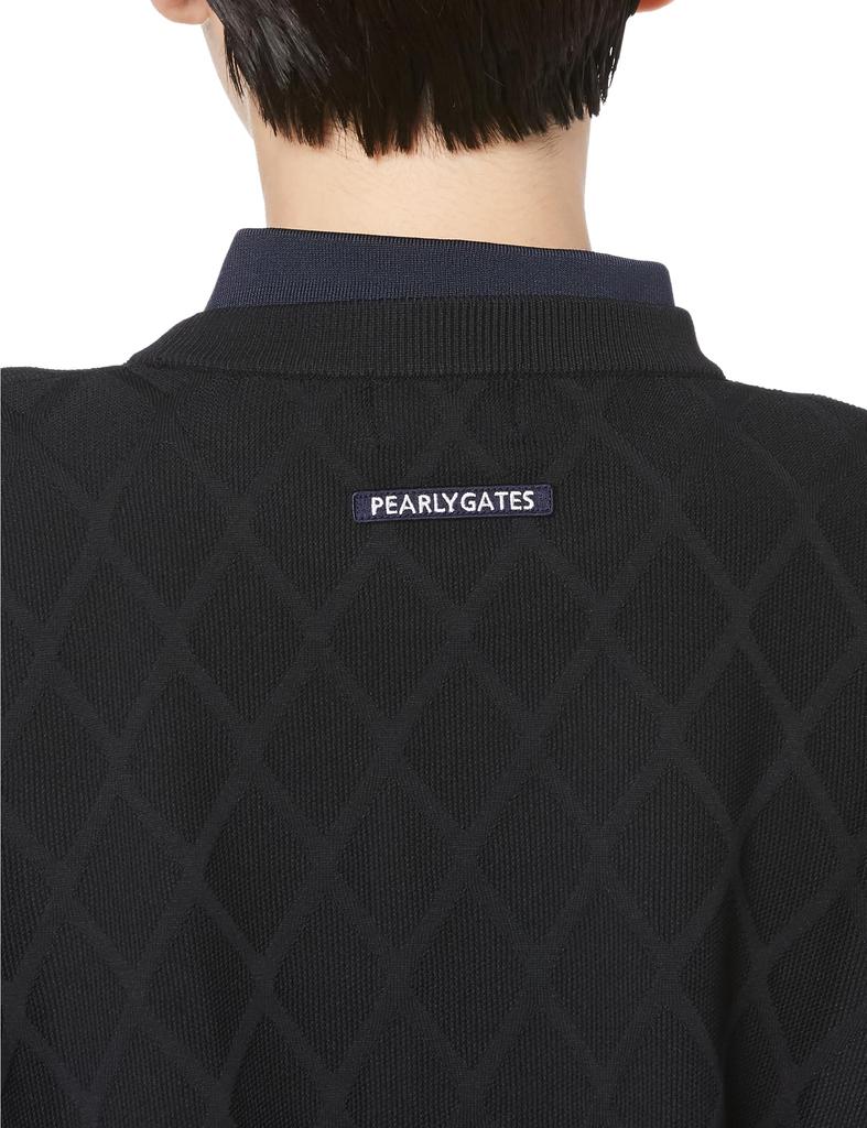 Пуловер вязаный с круглым вырезом Light Plug 50 Argyle JQ Navy 0 [Pearly Gates] Женский / 055-3270902 120_Темный [S]