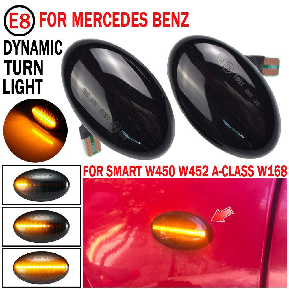 LED Turn Signal Repeater Lamp Dynamic Side Marker Light for Smart W450 W452 Mercedes Benz A-Class W168 Vito W639 W447 Citan