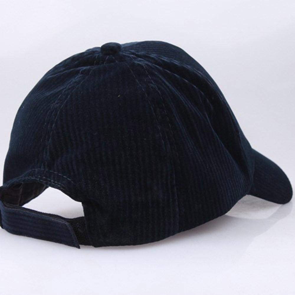 Унисекс Пара Сплошной Цвет Вельветовая Бейсболка Регулируемые Повседневные Шапки