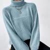 Autumn Women Sweaters Winter Lady Pullover Tops Female Clothes Turtleneck Knitted Basic 2024 Solid Tees Shirt