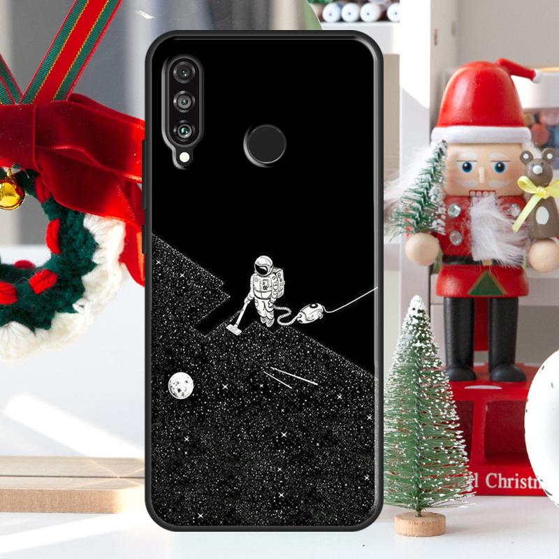 Чехол Астронавт Звездный Космос Для Huawei Honor 50 70 X7 X8 X9 P50 P30 Pro P20 P40 Lite Nova 9 P Smart 2019