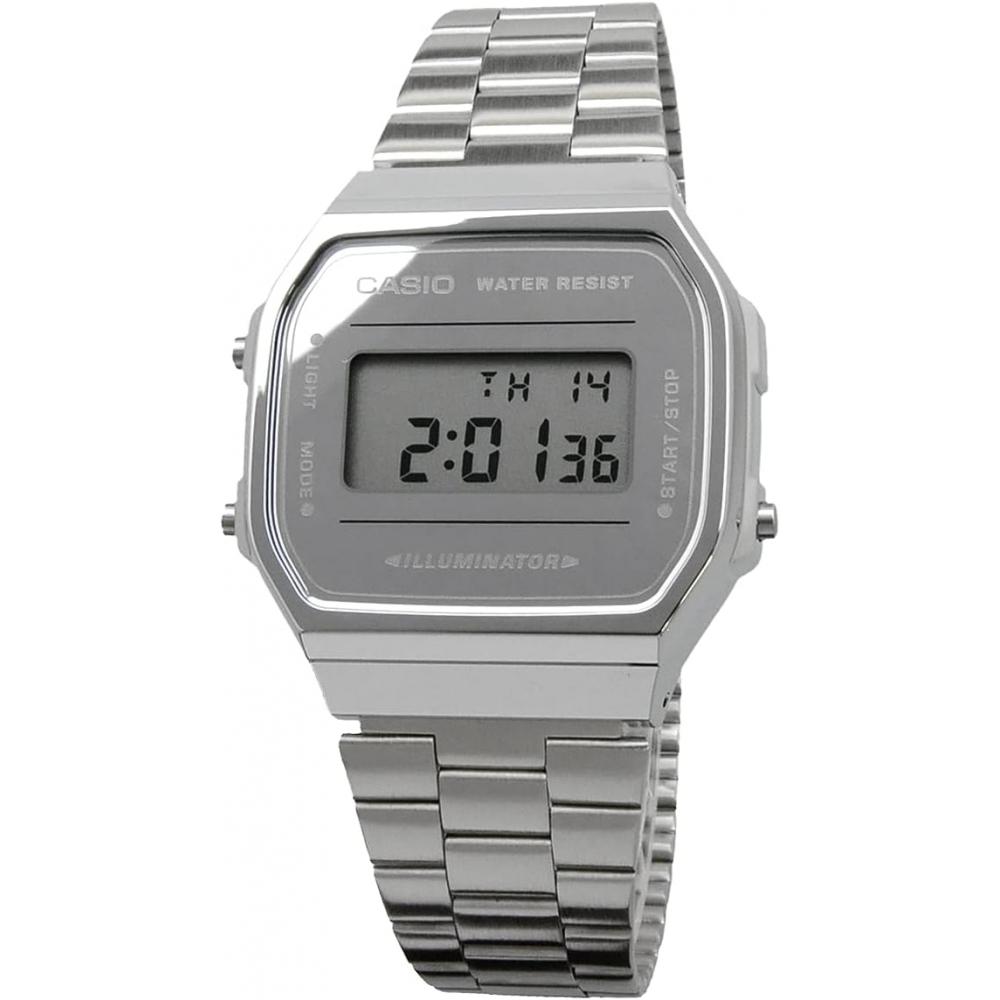 Casio Цифровые часы Серебристые A168wem 7