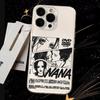 Чехол для телефона Япония Аниме Нана Осаки Для iPhone 17 16 15 11 12 14 13 Pro Max Mini X XS XR 7 Plus 17E Air Ударопрочный Чехол Fundas