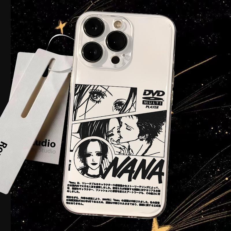 Чехол для телефона Япония Аниме Нана Осаки Для iPhone 17 16 15 11 12 14 13 Pro Max Mini X XS XR 7 Plus 17E Air Ударопрочный Чехол Fundas