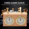 Wooden Compact Digital International Retro Portable Competition Game Timer Mechanical Count Up Down Analog Chess Clock Gift