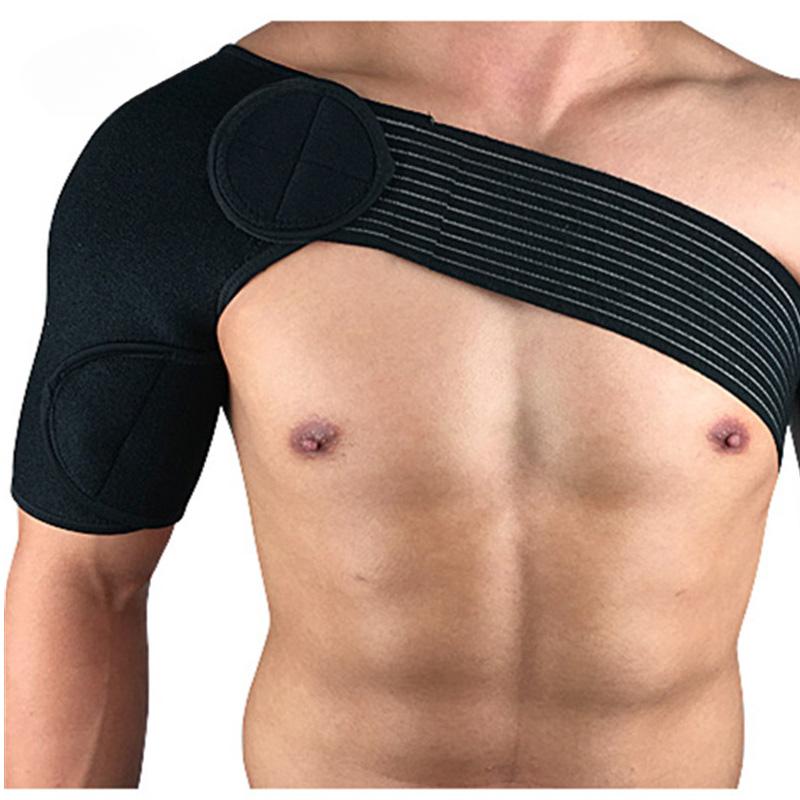 Регулируемый профессиональный протектор плеча компрессионный баскетбольный бадминтон плечевой ремень накладки на пояс Brace Back