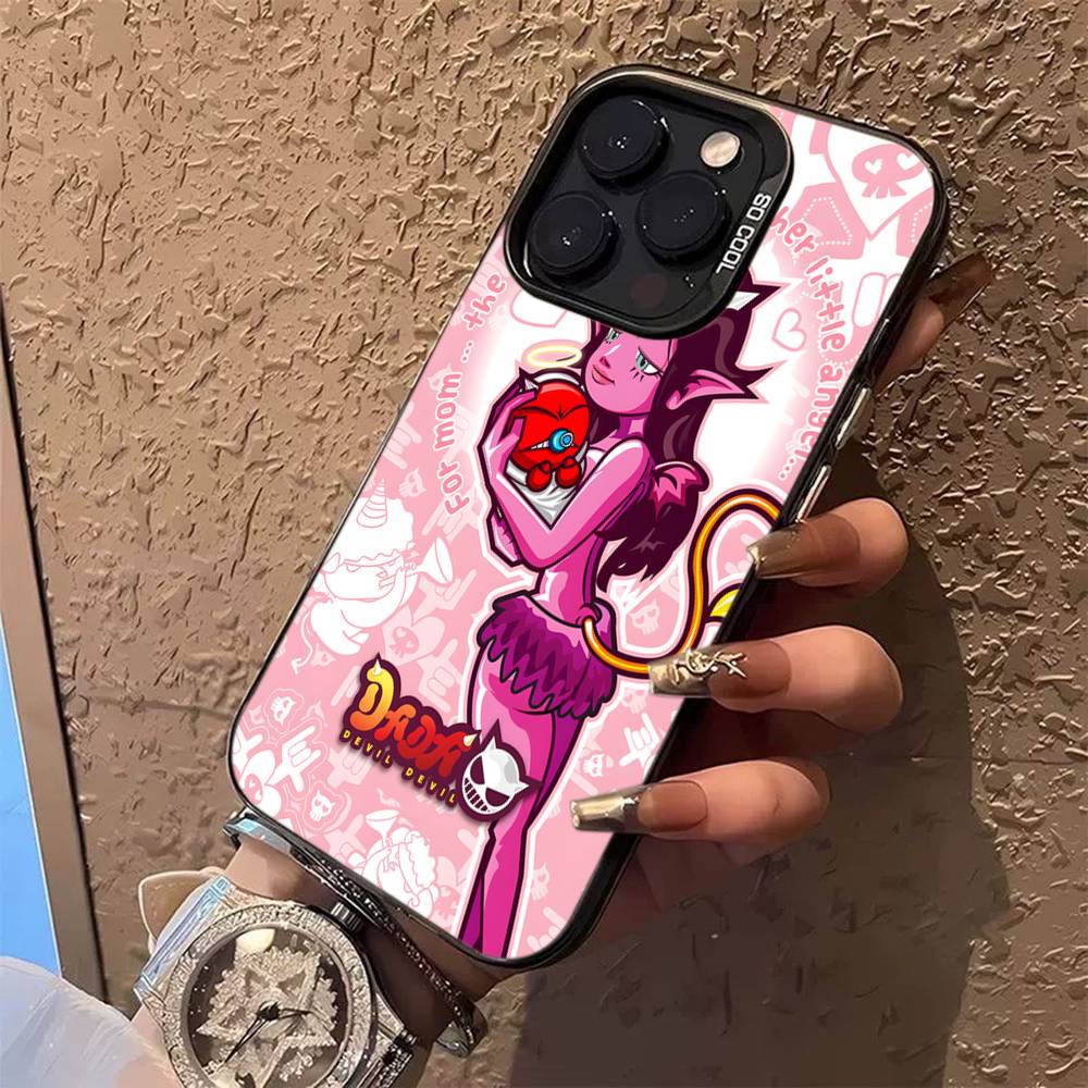 DADA Devil Color Phone Case For iPhone 17 16 15 14 13 12 11 Pro Max Plus Pro Shell