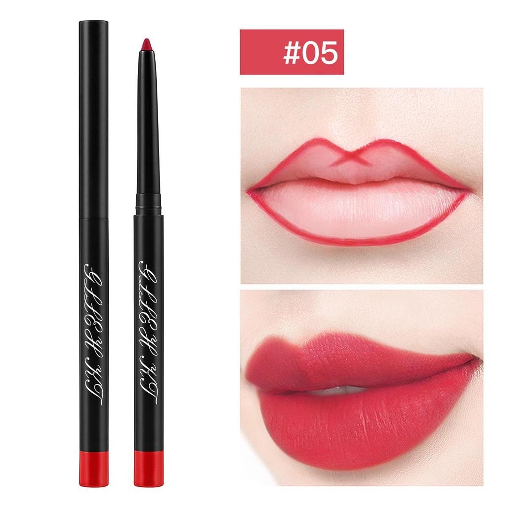 Водостойкая матовая подводка для губ, красный контурный оттенок, губная помада, стойкая антипригарная чашка, увлажняющая косметика для губ