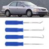 4PCS Stainless Steel Car Pick Hook Set ABS Handle Oil Seal Puller  Maintenance Technician