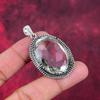 Подвеска из стерлингового серебра 925 пробы с белым топазом, ювелирное украшение из драгоценных камней ручной работы, на День памяти