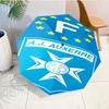 Auxerre Crest Design Automatic Folding Umbrella - 8-Rib Travel Umbrella with Auto Open/Close & Portable, Gift for Christmas, Birthdays