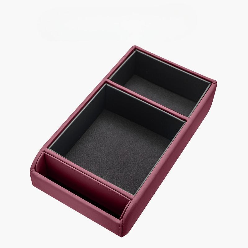 Car Armrest Box Organizer Storage Box Premium Sense with Tissue Box Cup Holder Cell Phone Center Armrest Booster Pad