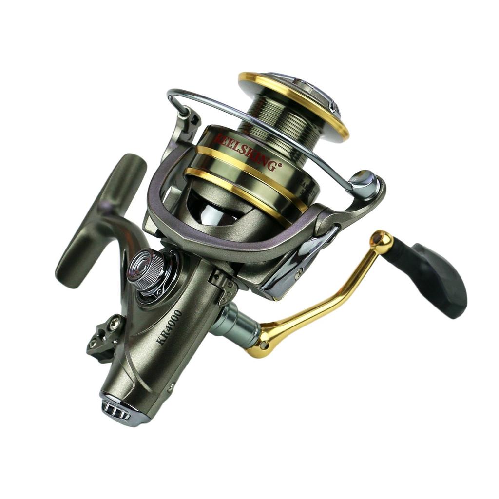 Saltwater Fishing Reel Engineered for Long Cast Distance, Baitcast Spinning Fishing Reel