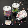 12 Pcs Clear Candy Jars Transparent PVC Paint Cans With Lid DIY Wedding Party Decorations Halloween Trick Or Treat Candy Jar