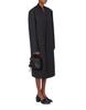 Moschino Tie Me Leather Small Handbag Black
