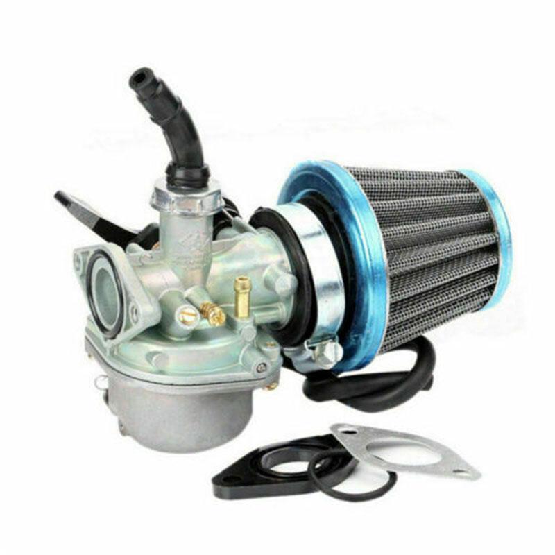 PZ19 Motorcycle Dirt Bike With Air Filter 19mm Gasket Carburetor Right Hand Choke For 50 70 90 110cc 125CC 4 Wheeler Go Kart ATV