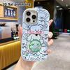 Phone Case: 2D flat design suitable for iPhone 18 17 16 15 14 13 Pro protective case, couple style, smiley face pattern, Christmas and Halloween gift