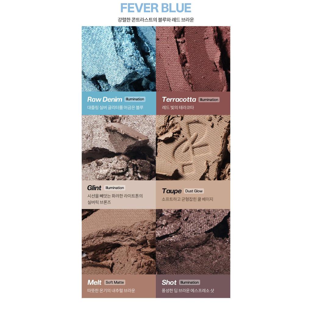 Палетка теней TWO SLASH FOUR Odd Balance – Fever Blue