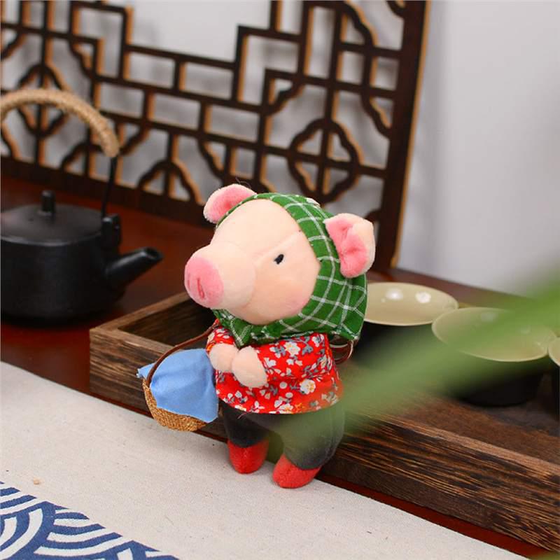 Милый плюшевый брелок-подвеска в виде свиньи - забавный, уродливо-милый подарок для пары