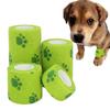 5 Roll Breathable Dog Retractable Tape Elastic Sports Tape Self Adherent Wrap Pet Elastic Bandage