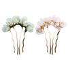 Hanfu Pearl For Girls Disk Hair Hair Accessories U Shaped Hairpin Flowers Hair Stick Hair Fork