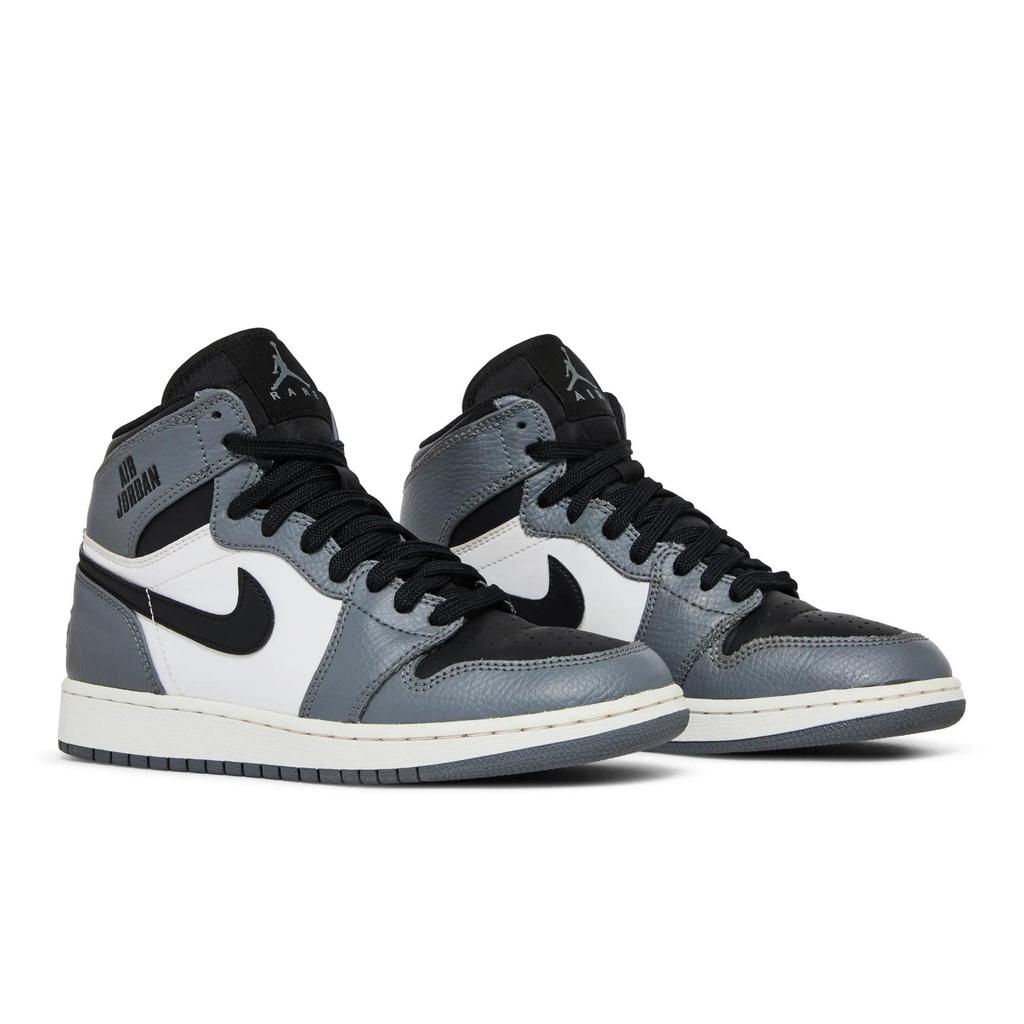 Air Jordan 1 High BG 'Cool Grey' (Unisex) Cool Grey / Cool Grey-White-Black Kids' Basketball Shoes 705300 024