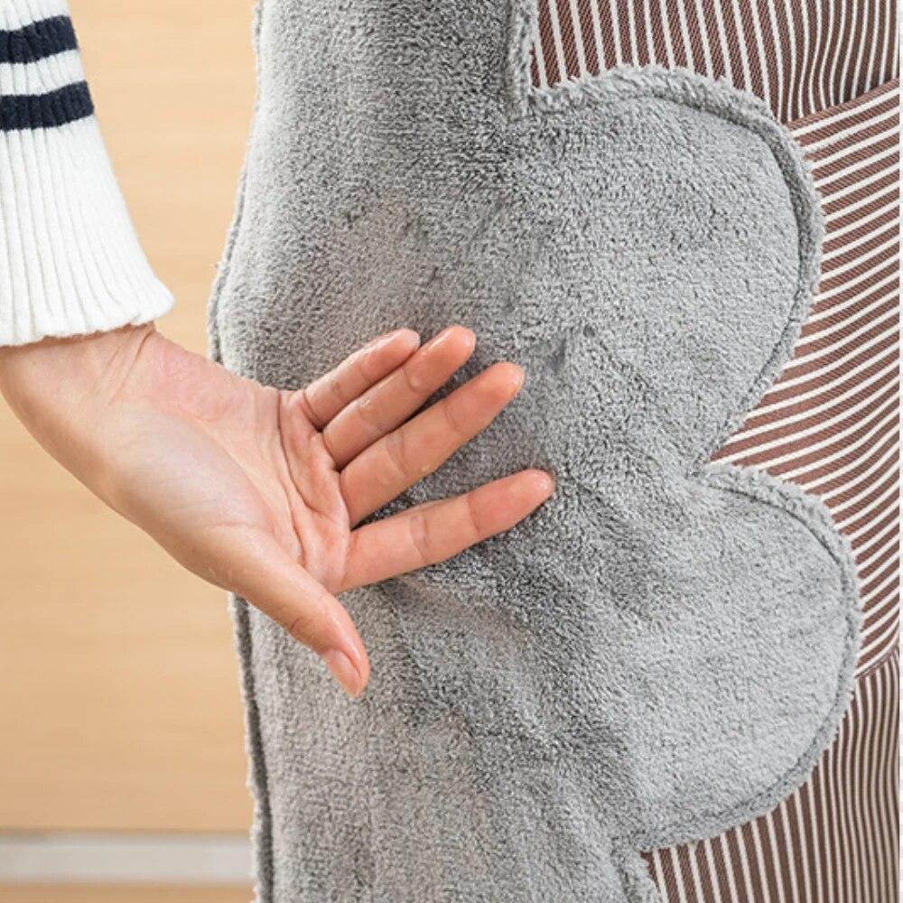 Фартук для сухих рук, помощник по уборке кухни, аксессуары для гаджетов, водонепроницаемый фартук, регулируемый размер