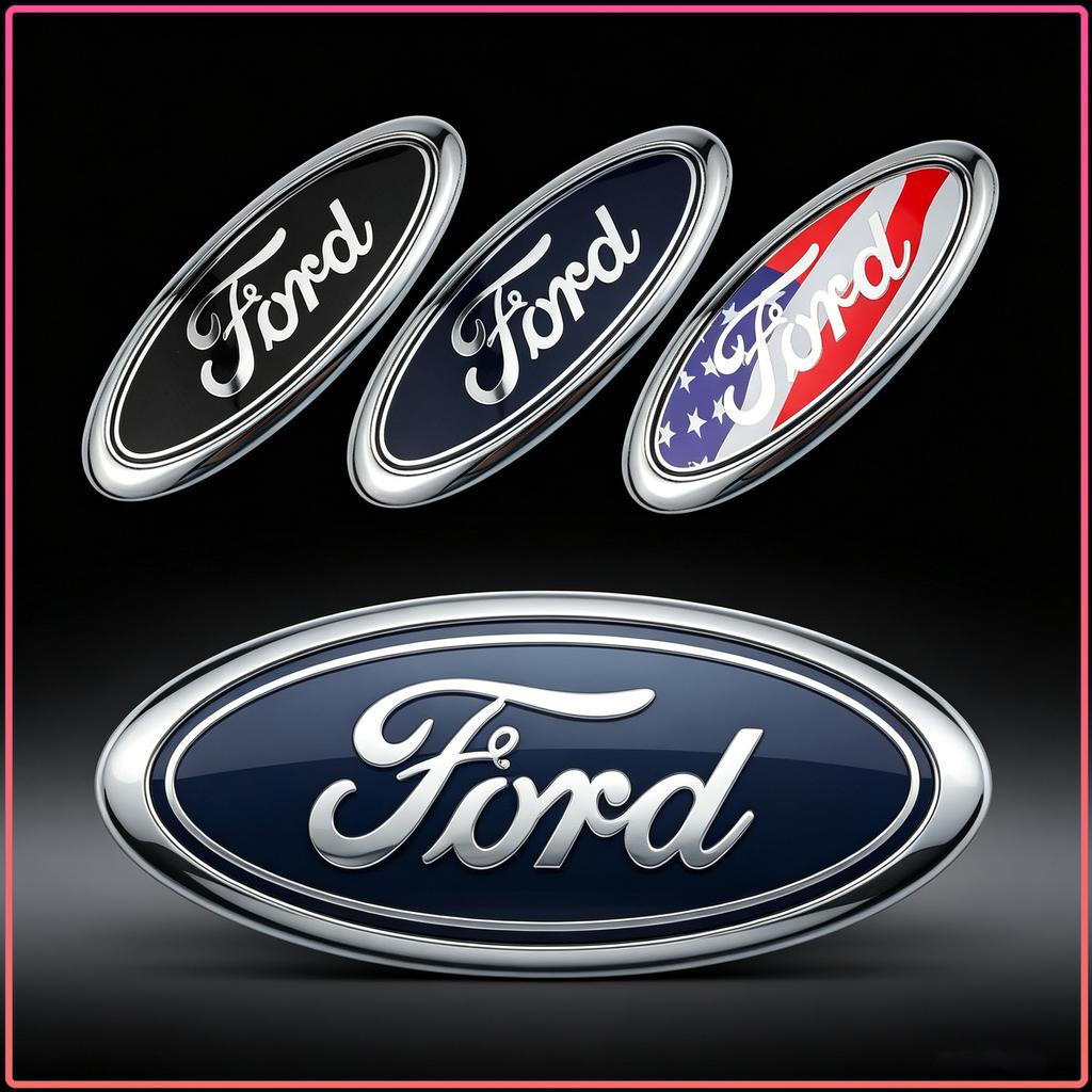 11,5x4,5 см Логотип автомобиля для Ford Ranger Escape Mondeo Fusion Fiesta Kuga Edge Focus Mustang Наклейка-эмблема на задний багажник Аксессуары