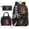 Katseye K-pop Girl Group Photo Print 3-Piece Set Student Backpack Combo 60707 Fashion School Bag Stationery Kit