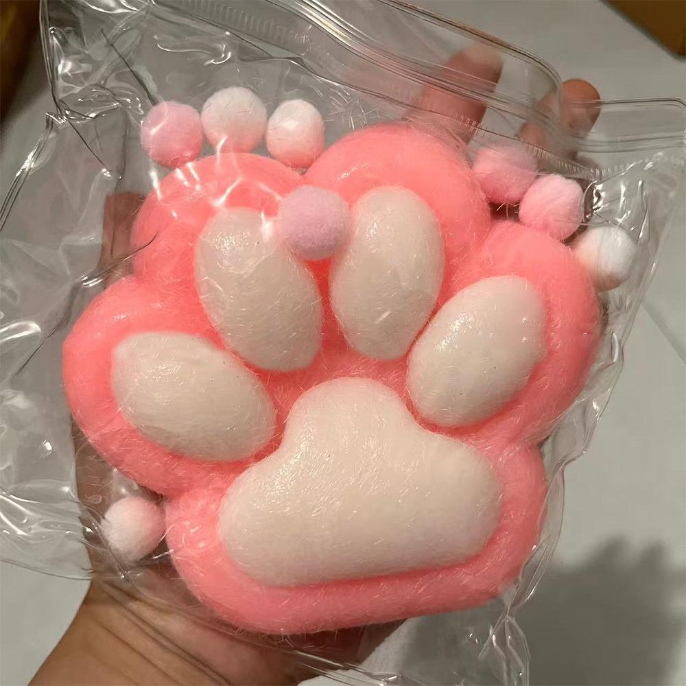 Stress Relief Cat Paw Squishy Toys Relief Relax Toys Cat Claw Squeezing Toy Giant Paw Squishy