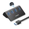 SAMZHE Aluminum Alloy Multi-functional USB Splitter 4 Ports USB 3.0 Hub Expansion Dock Expansion Converter Support Hard Stock