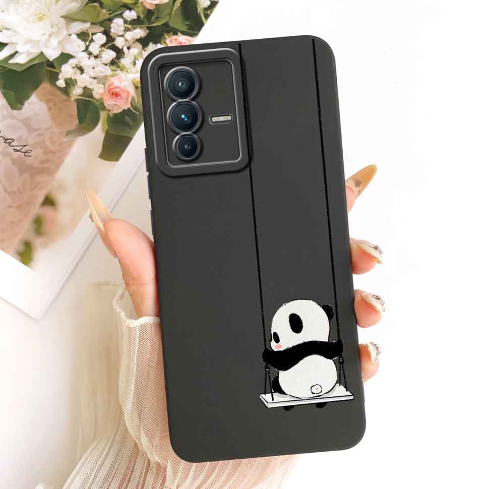 Cartoon Painted For vivo S12 Pro 5G V2163A Case Butterfly Cat Silicone Back Cover For Vivo S12 Pro s12 PRO 5G Phone Cases Bumper