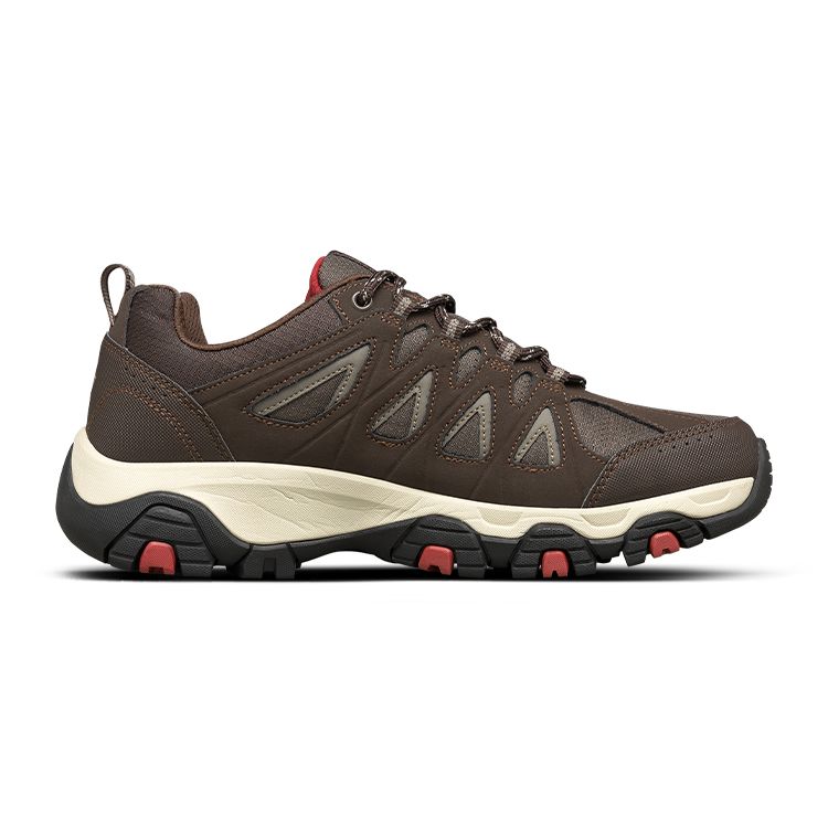 Skechers Сетчатая ткань Уличные Пешие прогулки Толстая подошва Амортизация Низкие Папины кроссовки Мужская кроссовка 51844C-BRN