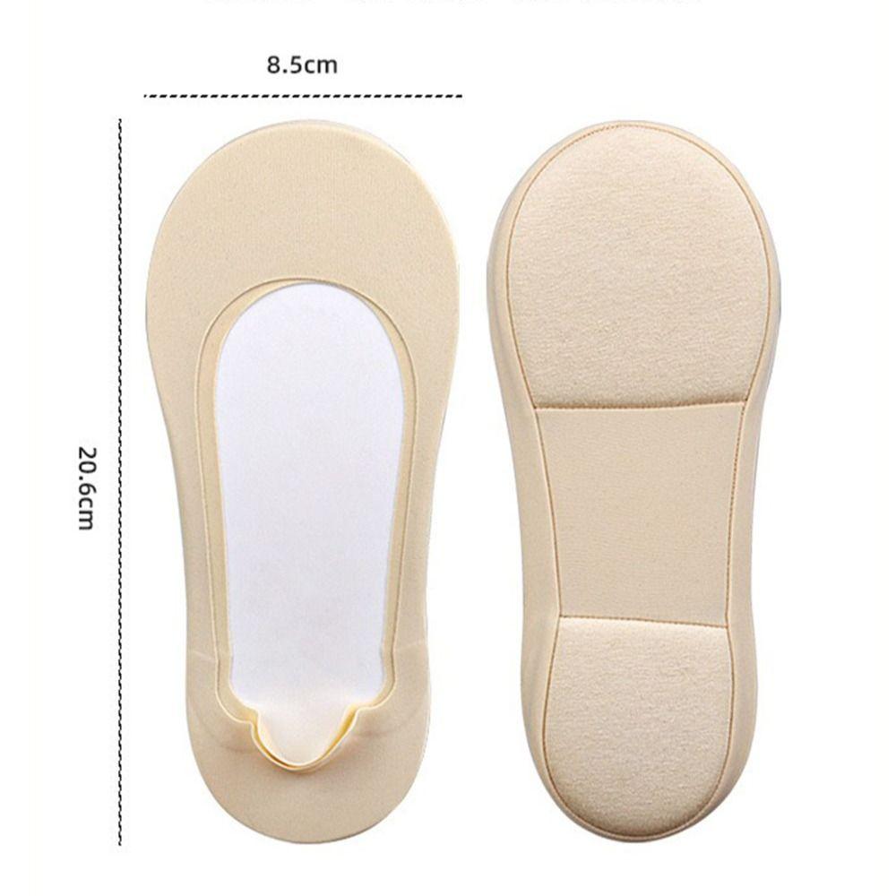 Women's Arch Invisible Shallow Boat Socks Soft Sponge Shock-absorbing Invisible Non-slip Low-top Socks