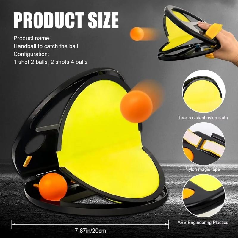 Outdoor Parent Child Interactive Throw Catch Ball Toy Multi Player Fitness Hand Toss Game