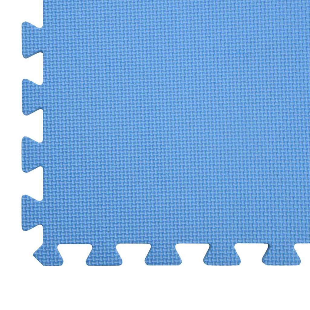 Pool Floor Mat 6 pcs Blue 2.16 m² EVA Foam
