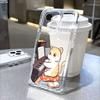 Чехол для телефона Xiaomi Redmi Note 15 14 13 12 11 10 9 Pro Plus 4G 5G, прозрачный мягкий TPU, с рисунком кота, играющего на пианино, мягкая крышка