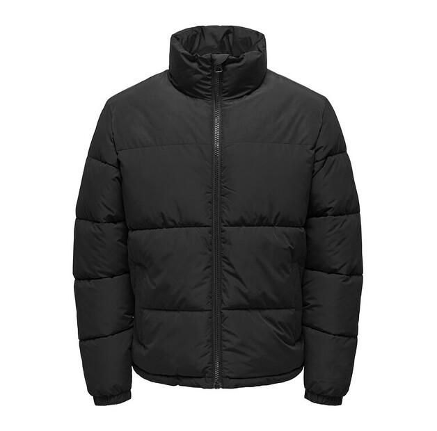 Зимняя куртка Only & Sons 22025205, черная, стандартный крой