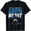 100% Зверь Уилл Смит Лос-Анджелес MLBPA Футболка