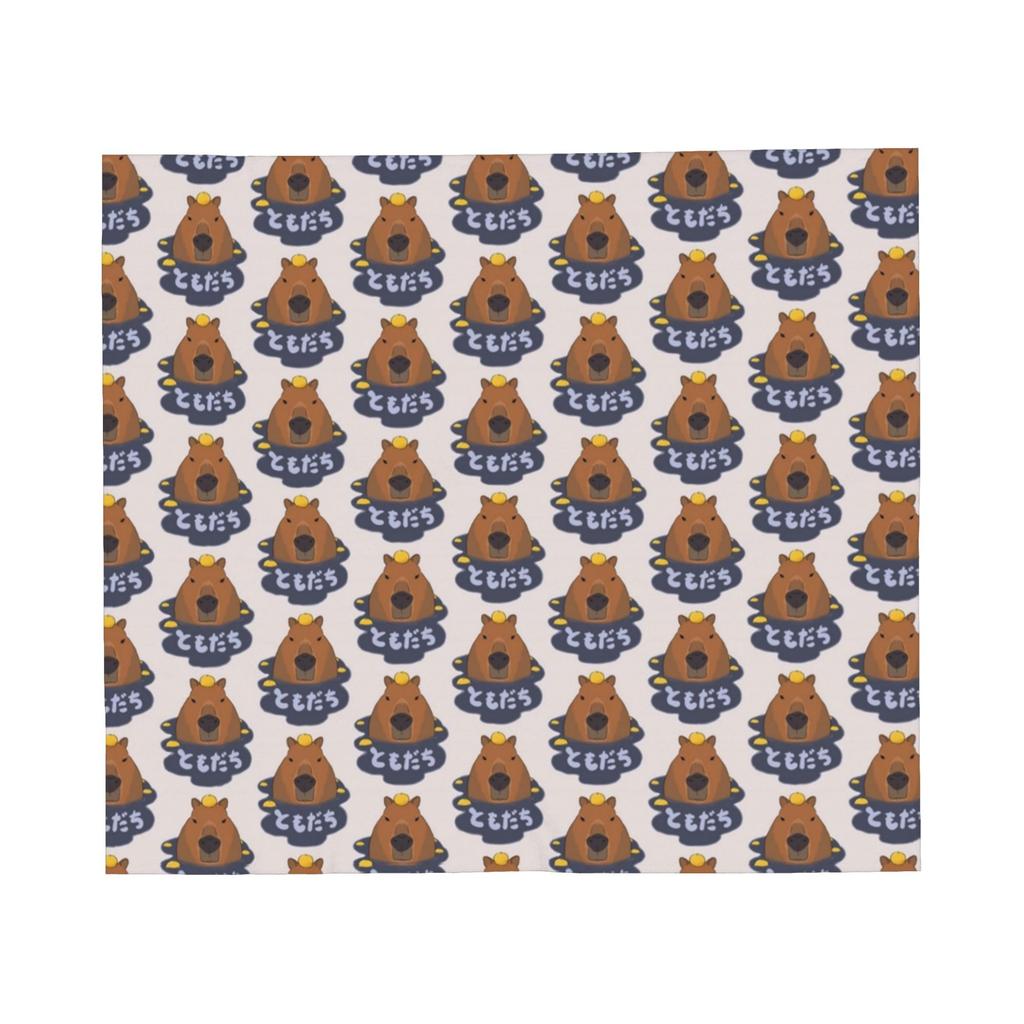 Capybara Blankets Fleece Textile Decor Cartoon Cute Multifunction Super Soft Throw Blankets for Bed Outdoor Quilt