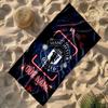 Manchester Customizable Name Beach Towel High Absorbency & Quick-Dry Suitable for Sports Travel Swimming Yoga Bathroom Beach And Pool