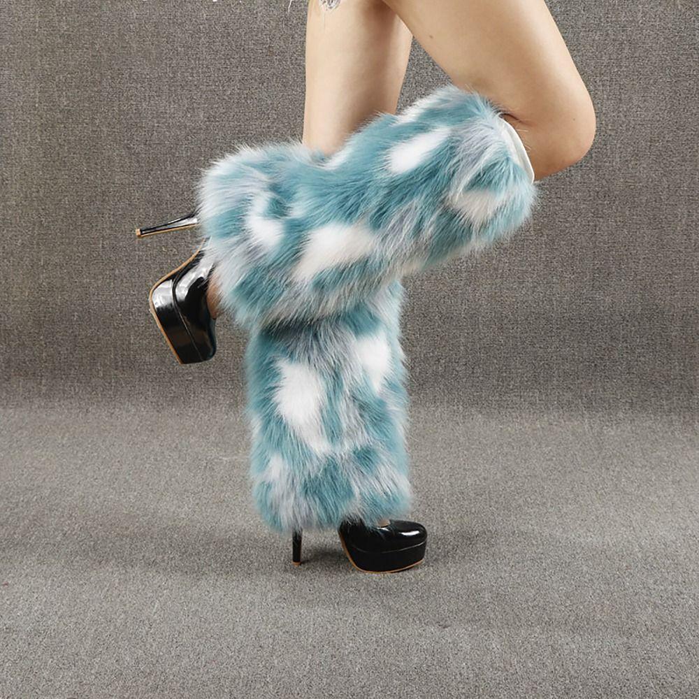 40cm Boot Socks Y2K Foot Covers Warm Ankle Warmer Stage Performance