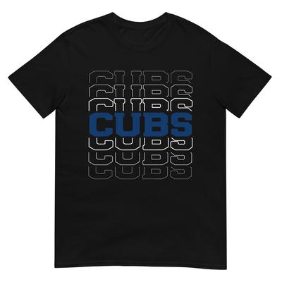 Винтажная футболка с названием Cubs в ретро-дизайне для мужчин, женщин и детей